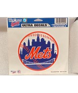 2 Wincraft 4&quot; NY METS Decals Removable/Reusable *NEW (1 is Wrinkled)* ww1 - $13.66 CAD