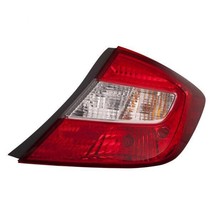 Tail Light Brake Lamp For 2012 Honda Civic Si Right Side Outer Red Clear -CAP... - £88.81 GBP