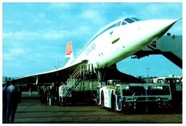 British Airways Concorde Airplane Postcard at London Heathrow - £4.06 GBP