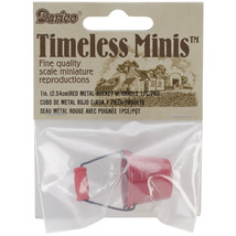 Timeless Miniatures Red Metal Pail - £13.46 GBP