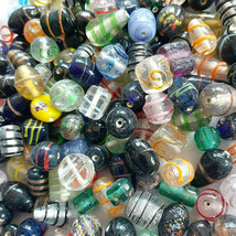 Lampwork Glass Beads Mix - Many Colors, Shapes, Sizes &amp; Styles (20 Beads) - £3.17 GBP