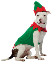 Elf Dog Pet Pet Costume - Medium - £40.71 GBP