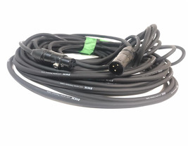 LyxPro XLR Microphone Cable Balanced Male to Female 3 Pin Mic Cord - Black - £31.69 GBP