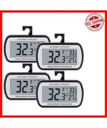 Multi-Functional Waterproof Refrigerator Thermometers - 4-Pack with LCD ... - $860.46 MXN