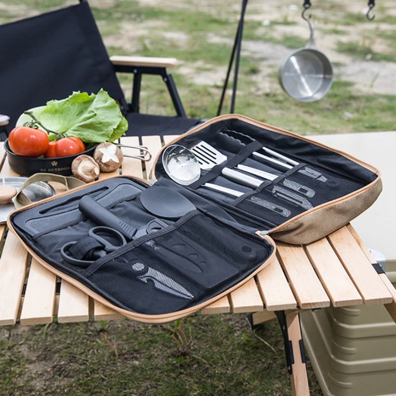 8-Piece Set Outdoor Camping Tableware Comes with A Full Set of Thickened - £19.16 GBP+