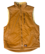 Dickies Mens Sherpa Lined Work Vest Size M 38-40 Full Zip Duck Brown Cho... - $34.85 CAD