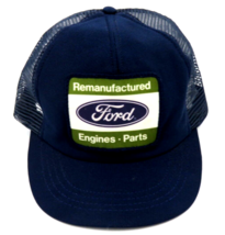 Vintage Ford Remanufactured Engines Parts Mesh Snapback Trucker Employee Hat - £11.65 GBP