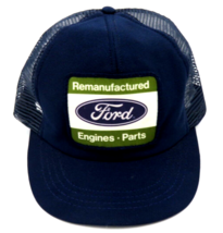 Vintage Ford Remanufactured Engines Parts Mesh Snapback Trucker Employee... - $14.80