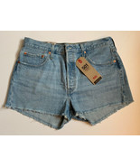 NEW W/TAGS Levi’s 501 Button Fly Cutoff Jean Shorts SZ 32  - £26.68 GBP