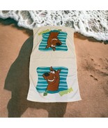 Scooby Doo Hanna Barbera 2001 Beach Towel Cartoon Animation Cartoon Netw... - $31.34 CAD