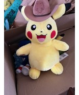 Cowboy Hat Pikachu Plush Yee-Haw Bild a Bear Workshop - $19.99