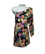 audrey 3+1 karina floral one shoulder Mini Bodycon dress Size S - $24.74