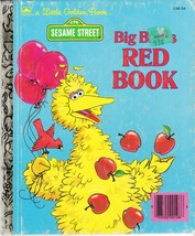 Big Bird&#39;s Red Book 1990 Little Golden Book Sesame Street - $6.92