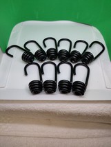 New, Plastic-Coated Bungee Shock Cord Hook Spiral Wire Hook Ends 3/8&quot; 10 Pack - £11.35 GBP