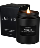 Premium Smokey Fireside Candle | Scented Candles for Men | Men Candles w... - $30.14 CAD