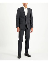 Calvin Klein Magee Infinite Men&#39;s Slim Fit Wool Blend Suit Coat Dk Grey-44S - £71.92 GBP