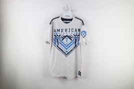 Vintage Streetwear Mens XL Distressed UFC MMA Fighting Short Sleeve T-Shirt Gray - £34.75 GBP
