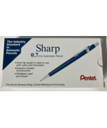 New (Box of 12) Pentel Sharp Mechanical Pencil, (0.7mm), Medium Line,Blu... - $39.59
