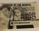 Almost Perfect Tv Guide Print Ad Kevin Kilner Nancy Travis TPA11 - £4.73 GBP