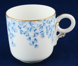 1889 Royal Worcester Blue Floral Demitasse Cup W2805 RdNo 97858 Gold Trim - £8.22 GBP