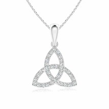 Authenticity Guarantee

1.2mm Celtic Trinity Knot Diamond Pendant in 14K Whit... - £818.16 GBP