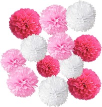 Wartoon Tissue Paper Pom Poms Flowers for Wedding Birthday Party Baby Shower Dec - £18.78 GBP