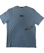 KARL LAGERFELD PARIS MEN’S SHORT SLEVE T-SHIRT SIZE LARGE BLUE NEW - $29.65