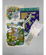 Vtg 90s Easter Window Cling Decoration Lot - $12.19