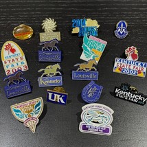 Lot Derby Pegasus State Fair UK Louisville Kentucky Enamel Plastic Pins ... - $10.00