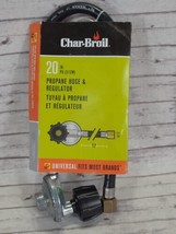 NEW Char-Broil Universal Fit Propane Hose &amp; Regulator - 20&quot; - 3/8 SAE - £12.04 GBP