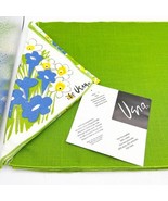 Vera Neumann 8 Piece Set Placemats Napkins For 4 Fabric Cloth Floral Green - £47.06 GBP
