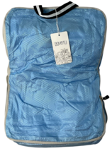 6 Set Compression Packing Cube Bags Travel Storage Bags for Luggage BLUE image 7