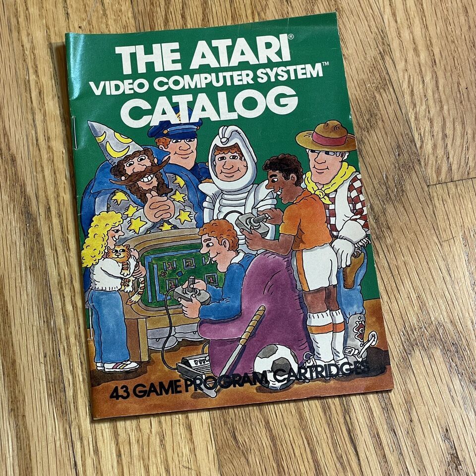 The Atari Video Computer System Catalog: 43 Game Cartridges (1981 Rev. C) - $4.49