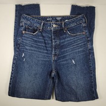 Old Navy Womens Extra-High Rise Pop Icon Skinny Distressed Blue Jean Siz... - £14.35 GBP