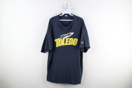 Vtg 90s Champion Mens 2XL Distressed University of Toledo Short Sleeve T-Shirt - £31.62 GBP