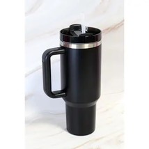 Insulated Stainless Steel Tumbler with Handle, Lid and Straw, 40 oz, Ass... - $21.77