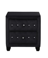 Sophia Modern Black Wood Night Stand - Stylish Bedroom Furniture - €259,33 EUR