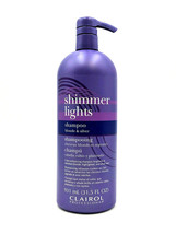 Clairol Shimmer Lights Color-Enhancing  Shampoo For Blonde &amp; Silver 31.5 oz - $32.62