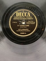 Guy Lombardo Kenny Gardner - It Takes Time / I Wonder, I Wonder - Decca ... - $15.81