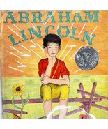 Abraham Lincoln Book by Parin dAulaire with Dust Jacket Caldecott Medal ... - £31.42 GBP
