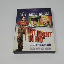 That Night In Rio DVD - In Technicolor - Includes Slipcover Alice Faye Don Amech - £7.90 GBP