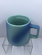 Starbucks Summer 2021 Matte Shimmer 14oz Ceramic Mug Blue Aqua Ocean Pearl. Read - £24.07 GBP