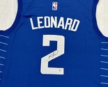 Kawhi Leonard Signed Los Angeles Clippers Basketball Jersey COA - $199.00
