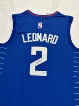 Kawhi Leonard Signed Los Angeles Clippers Basketball Jersey COA - £156.48 GBP