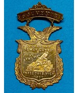 SOUVENIR MEDALLION UNVEILING DEWEY CANNON JUNE 28 THREE OAKS MICH. 1900, HM - €72,50 EUR