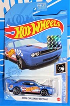 Hot Wheels 2021 Factory Set HW Race Team #241 Dodge Challenger Drift Car Blue - £3.11 GBP