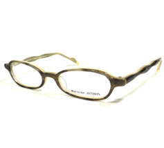 Martine Sitbon Petite Eyeglasses Frames 6252 DTBG Brown Gold Horn 50-18-143 - £58.18 GBP