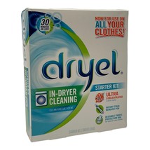 Dryel Starter Kit In-Dryer Dry Cleaning 2 Loads Clean Breeze 30 Mins SEALED HTF - £14.69 GBP