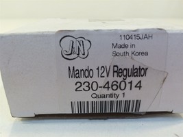 J&amp;N 230-46014 Mando 12V Voltage Regulator - $29.99