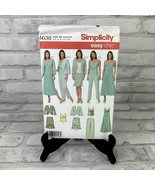 Simplicity 4638 Dress Top Skirt Pants Misses 14-20 Sewing Pattern Uncut New - $10.22